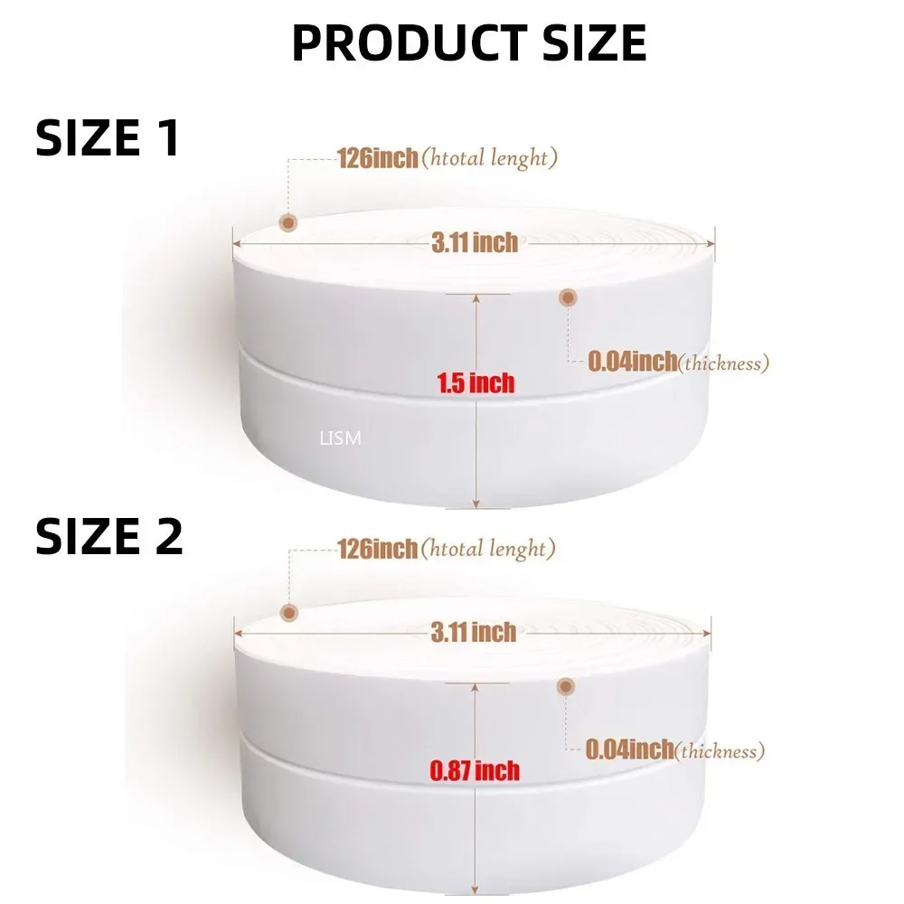 Sealing strip tape sealing tape sealing strip waterproof tape PVC sealing strip tape self adhesive waterproof mildew proof for kitchen sink wall corner bath toilet
