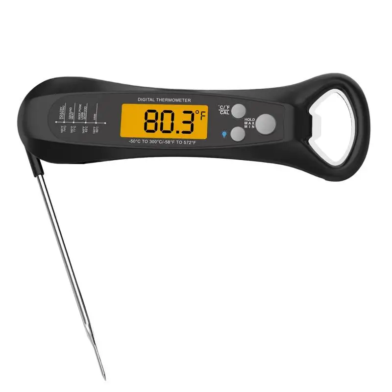 

LCD Digital Kitchen Thermometer With Probe Food Cooking Digital Thermometer For Kitchen Meat Liquid BBQ Grilling
