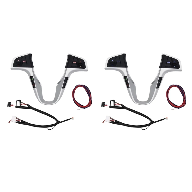 

Multifunction Steering Wheel Switch With Harness For Hyundai ACCENT Solaris Steering Wheel Button 96700-1R0304X