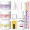 Coscelia 30ML Acrylic Liquid Kit with 3PCS Acrylic Powder and Nail Art Pen Brush for Nails Quick Nail Building Nail Tools 1
