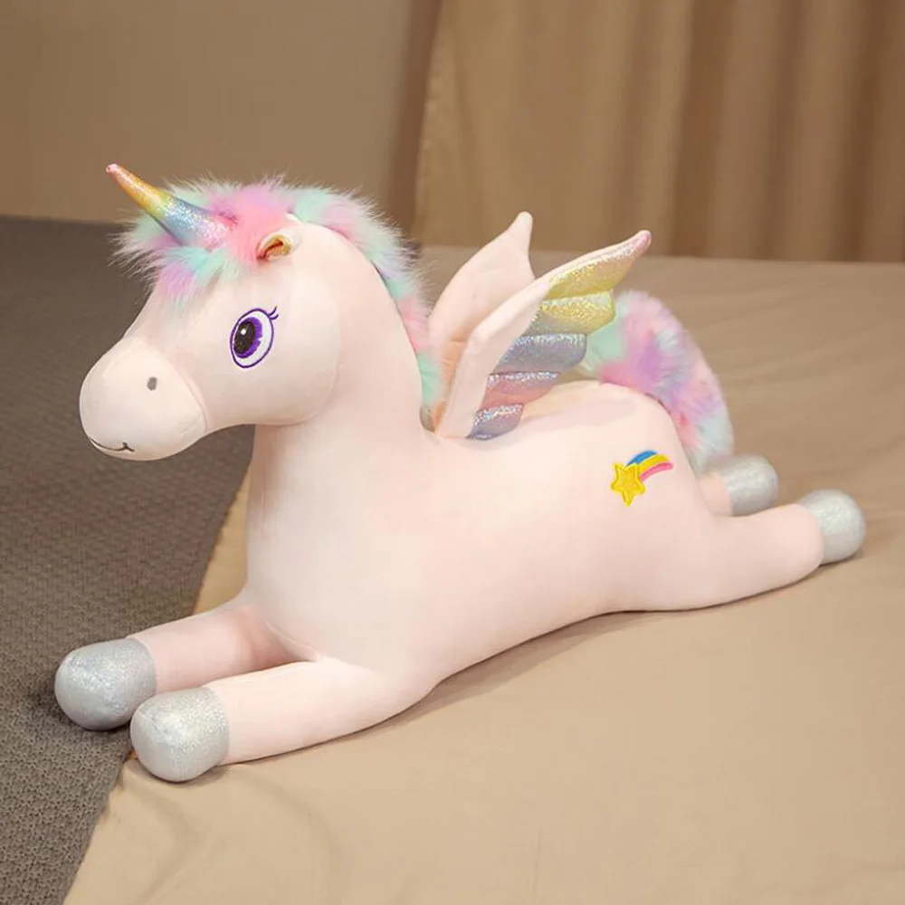 Cartoon Dream Rainbow Unicorn Pegasus Horse Stuffed Children Plush Toy [nike]uqj dh4072 104 nike pegasus 39