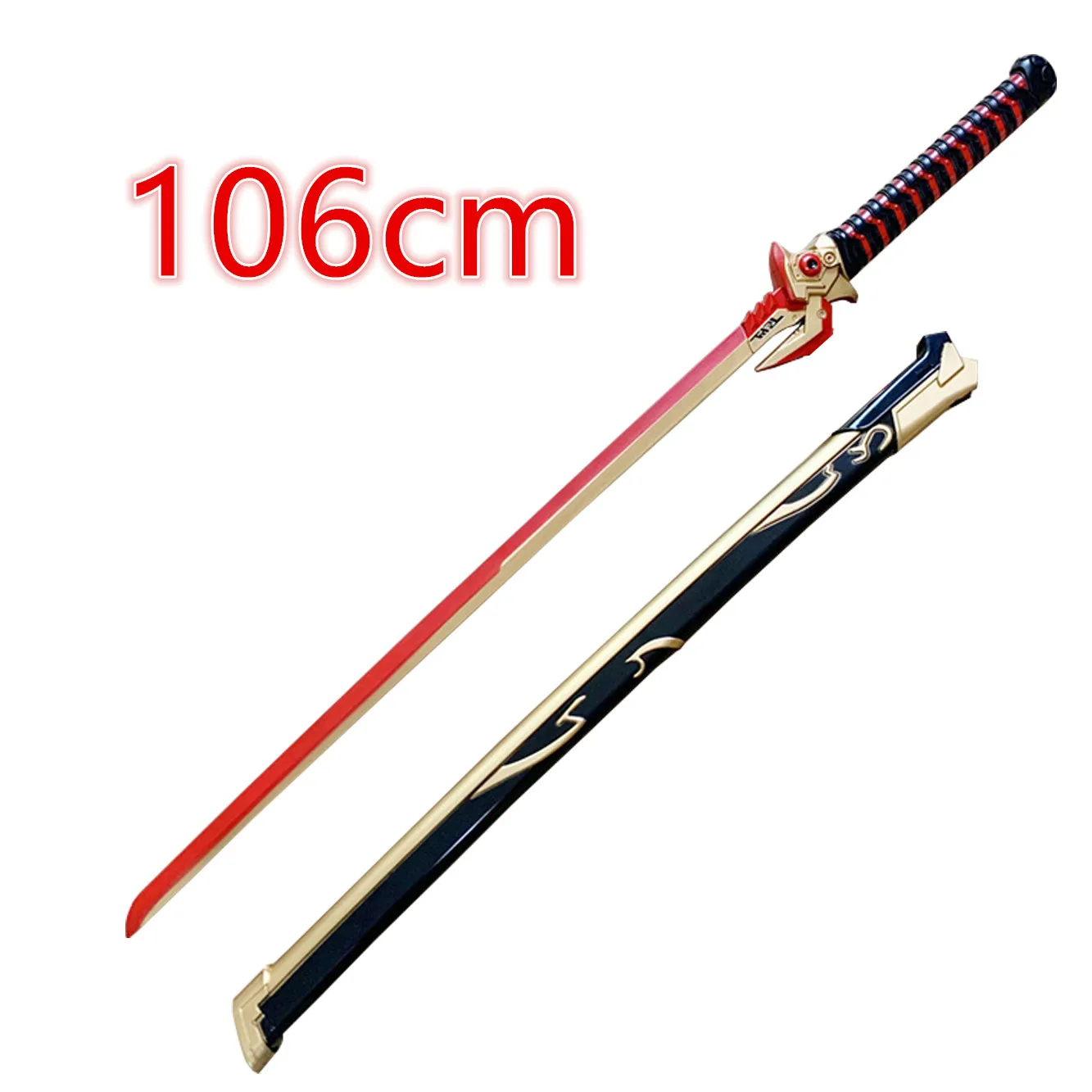 Cosplay Overwatch Game Genji Evil Spirit Sheath Knife Dragon Blade Shimada Genji Katana Role Play PU Weapon Prop Sword 106cm 5