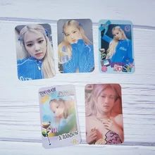 

5pcs/set Kpop Group ROSE -R- Photocard Postal Card Picture Card Photo Cards LOMO Card for Fans