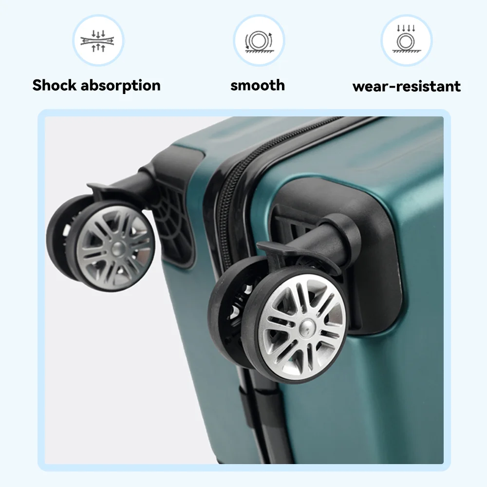 For Samsonite 076 Universal Wheel Replacement Suitcase Rotating Smooth Silent Shock Absorbing Wheel Accessories Wheels Casters