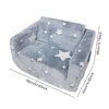 Comfy Toddler Chair Folding Out 2-in-1 Toddler Soft Couch Fold Out Glow in Dark Convertible Plush Foam Chair for Girls and Boys