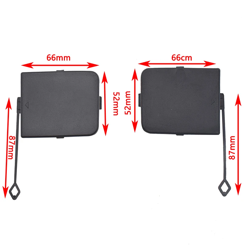 Plastic Rear Bumper Tow Eye Hook Cover Cap For BMW X1 E84 2013 2014 2015 51127303815 51127303816 1 Pair