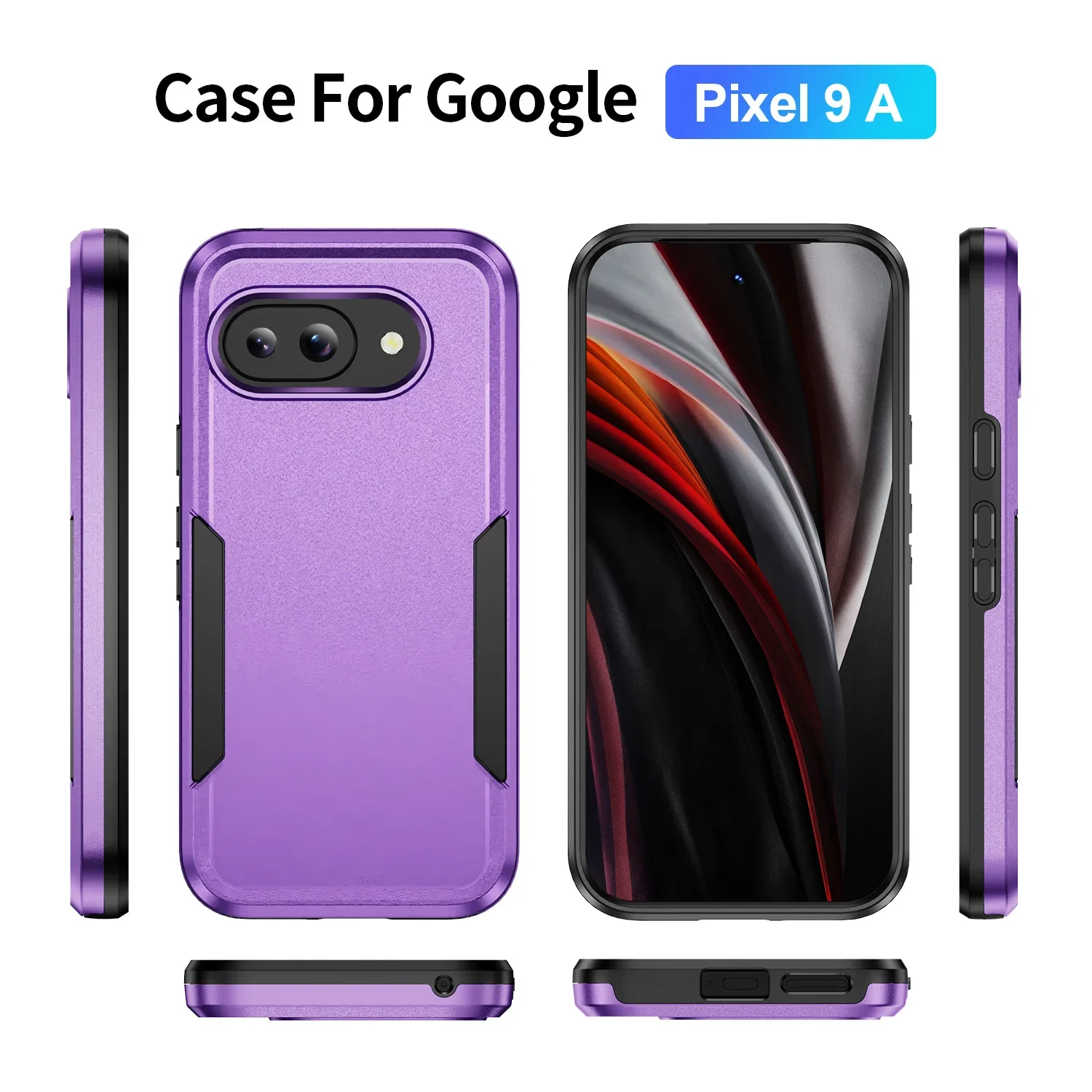 Enhanced Armor Shockproof Matte Surface Protective Case