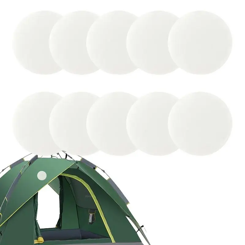 

Inflatable Mattress Patch Kit 10pcs TPU Pool Repair Glue Multipurpose Hot Water Resistant UV Resistant Inflatable Patch Repair