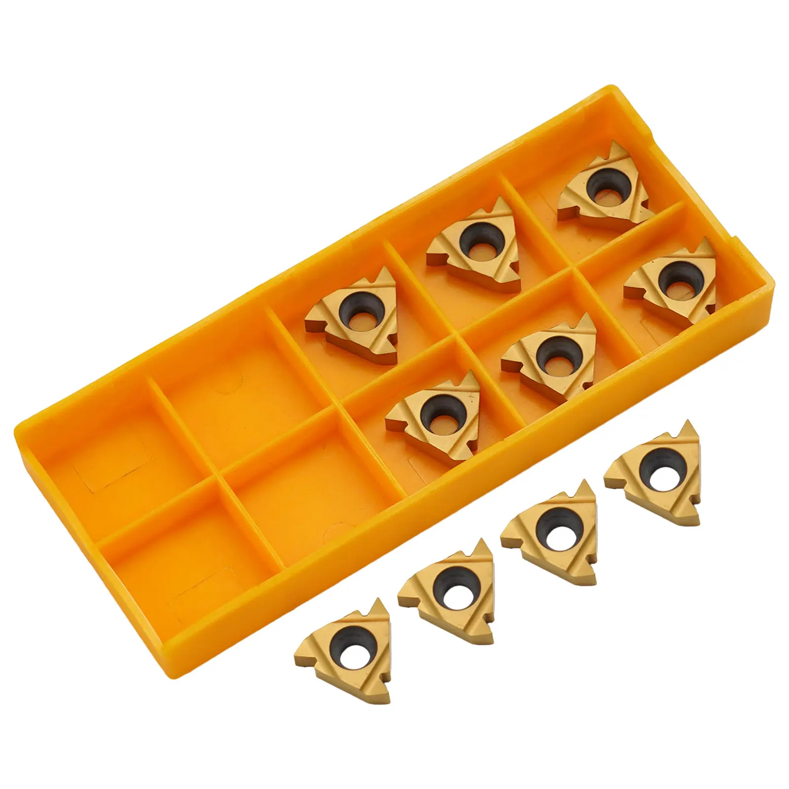 

Carbide Insert Support Blade 10pcs 16ER AG55 Durable External Thread Indexable Inserts External Thread Turning