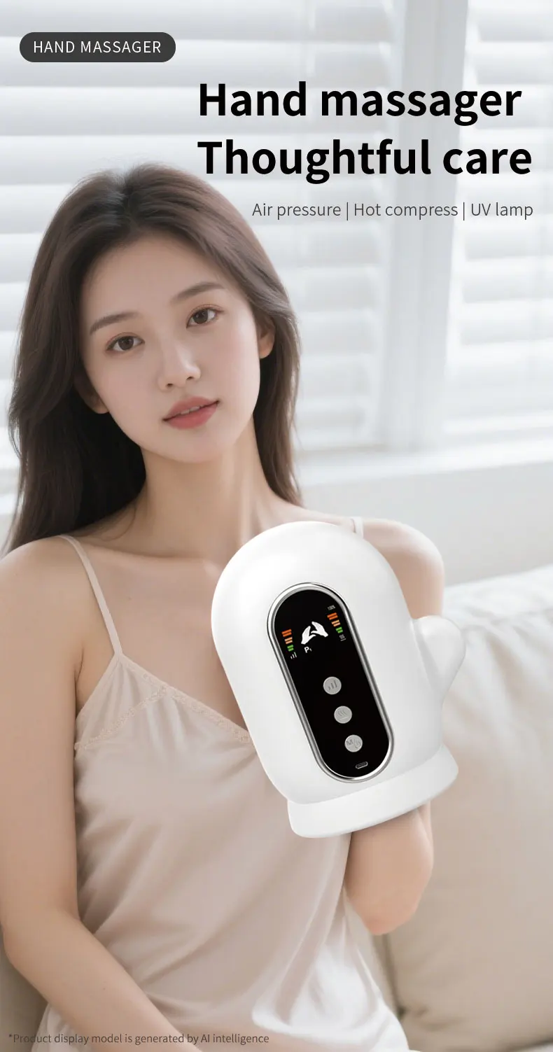 Hand Massager with Airbag Compression Electric Wrist Palm Finger Massage Machine