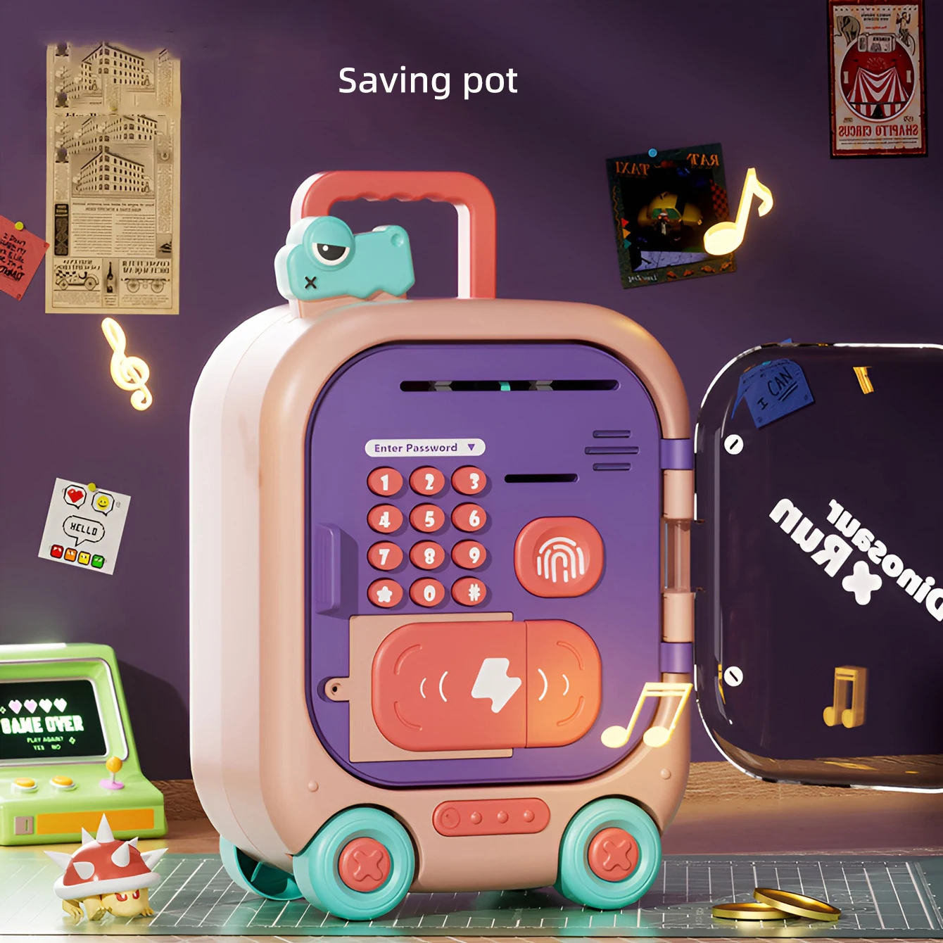 Children's Piggy Bank Multi-functional Password Box Gifts