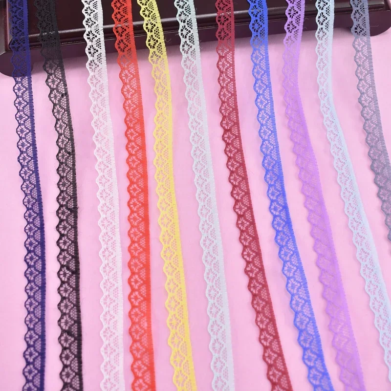 10 Yards/Lot Spitzenband, Breite 14 mm, Spitzenbesatz, Stoff, DIY, bestickt, zum Nähen, Zubehör, Hochzeitskleid, afrikanischer Spitzenstoff