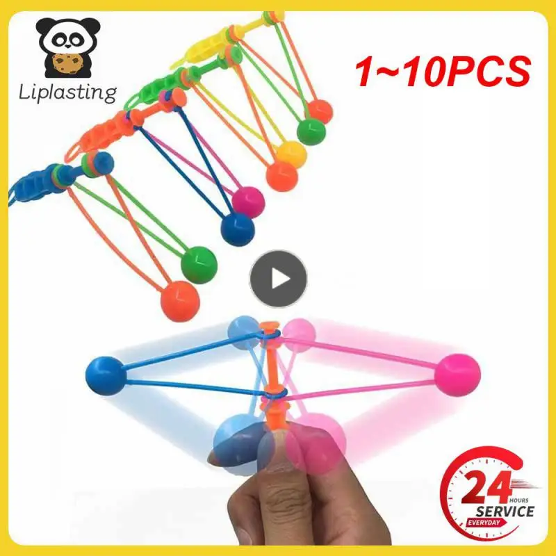 1~10PCS Plastic Shaking Balls Funny Fidget Toys For Kids Novelty Assorted Stress Reliever Toys For Children Birthday Gift Party