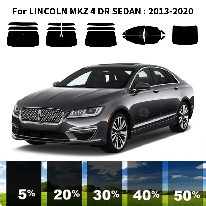 

Precut nanoceramics car UV Window Tint Kit Automotive Window Film For LINCOLN MKZ 4 DR SEDAN 2013-2020