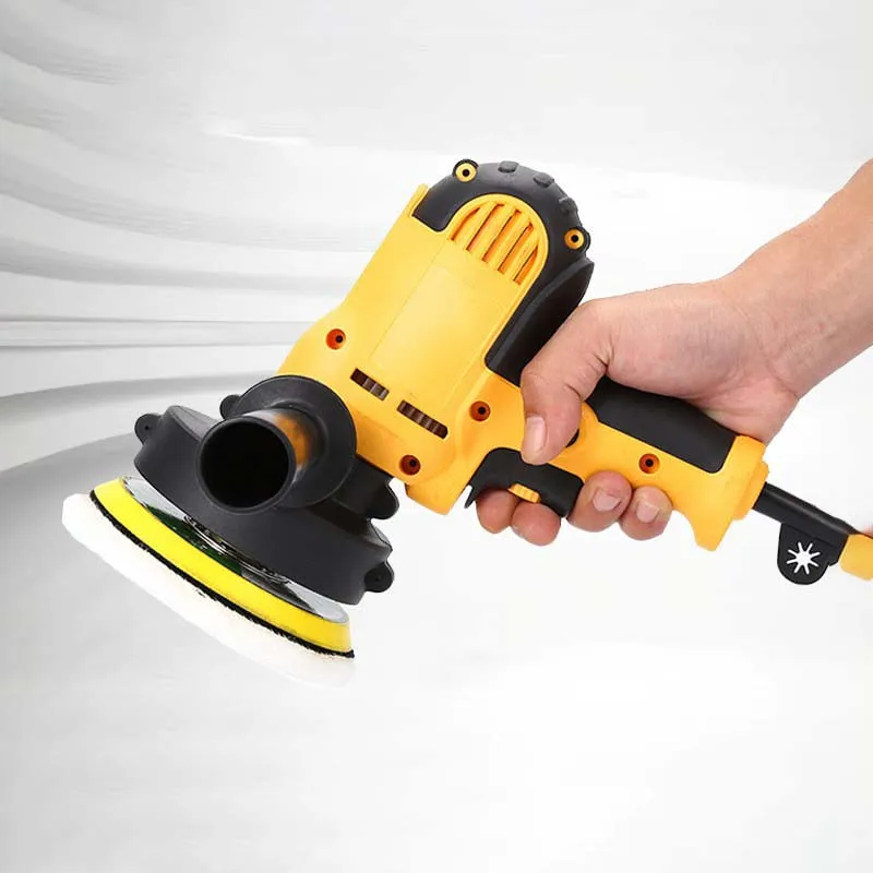 1 Set Car Beauty Waxing Machine Automotive Polishing Scratch Repair Small Electric Flat Polishing Machine EU Plug car polisher