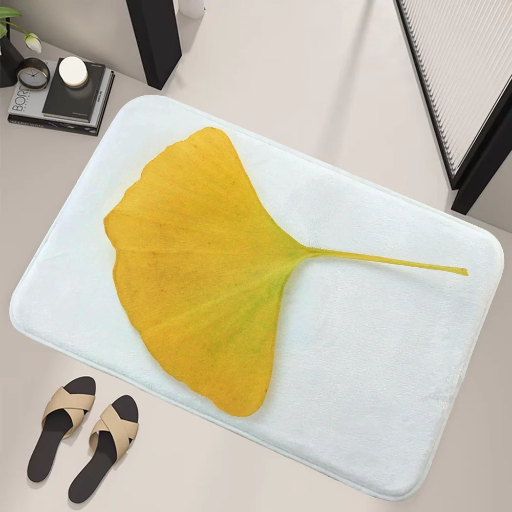 

Напольный коврик, предметы украшения комнат, уличный дверной коврик с листьями живота, милая комнатная декорация, дверной коврик для ванной комнаты