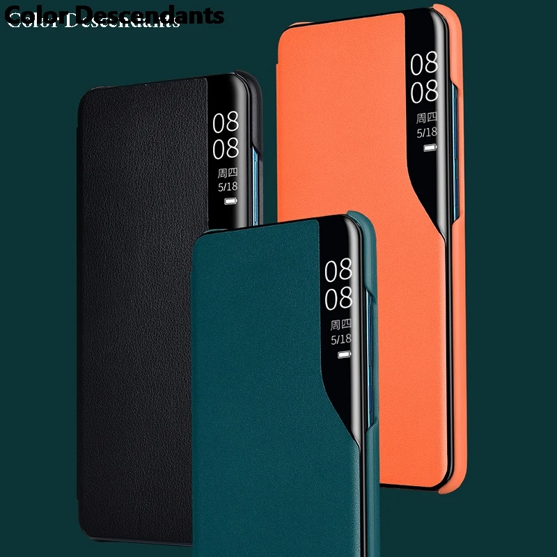 Funda De Piel Con Tapa Para Huawei Mate 20 Pro A Prueba De Golpes Blindaje Rfid