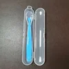 1/2Pcs Silicone Spoon Set Baby Learning to eat Training Spoon Baby Silicone Soft Spoon PP Plastic Box Children's Tableware Box 6