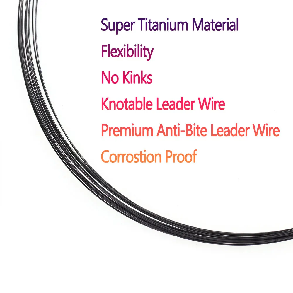 6LB-124LB 4.6m Single Strand Kink-Resistant Nickel Titanium Lead