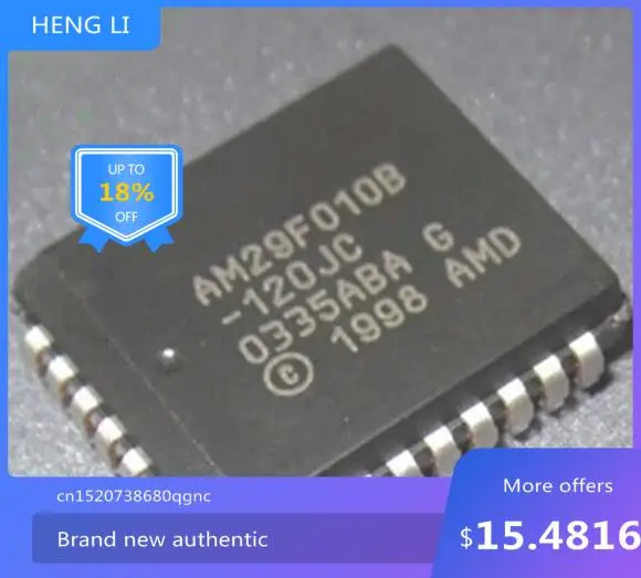 

100% NEW Free shipping AM29F010B-120JC