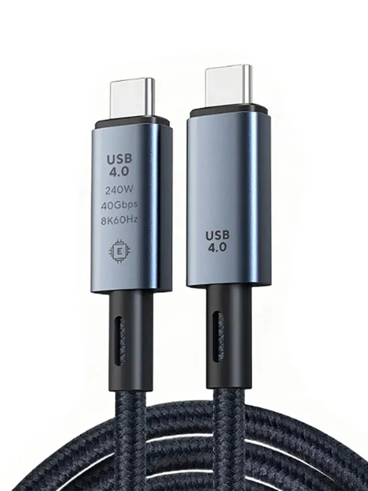 High-Speed USB4 Cable - 40Gbps 240W 8K Fast Charging & Data Transfer