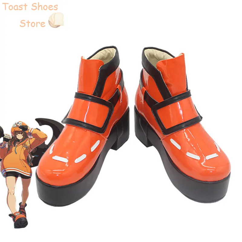 

May Cosplay Shoes Game Guilty Gear Cosplay Props Halloween Carnival Boots PU Shoes Costume Prop