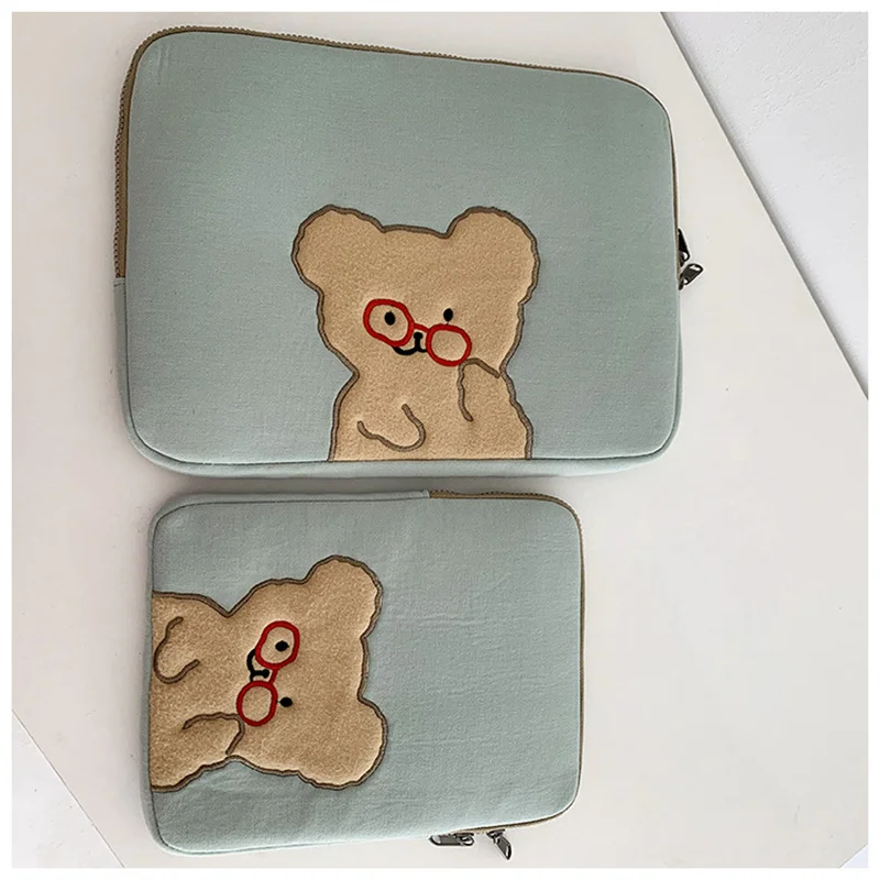 Kawaii Luva Bonito do Portátil Estojo de Transporte para Macbook Air Ipad Pro Lenovo Asus hp 11 12 13.3 13.6 14 15.6 - Imagem 4