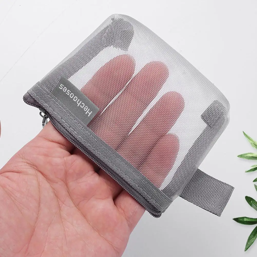 Nylon Lipstick Purse Bag Nylon Coin Bags Holder Storage Box Small