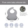 5/7/9 PCS Baby Feeding Tableware Set Baby Soft Silicone Bib Bib Sucker Bowl Plate Cup Spoon Fork Sets Non-slip Children's Dishes 6
