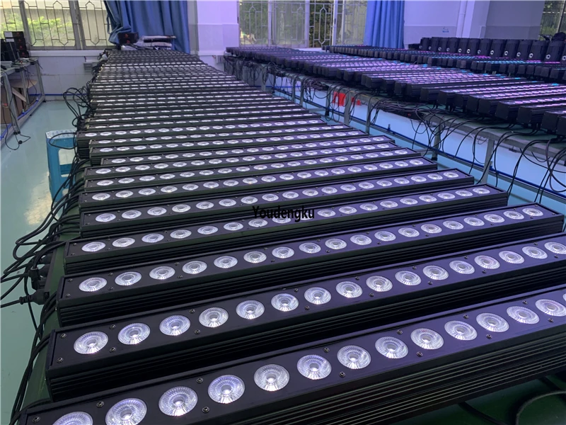 4 pieces Professional led wall wash stage light 18x18W RGBWA UV 6 in 1 dmx dj LE
