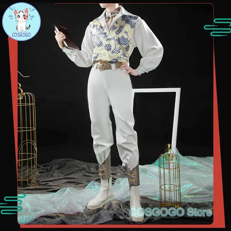 

COSGOGO [Customized] NIJISANJI VTuber Asia Travel 2023 Hibachi Mana Game Suit Cosplay Costume Halloween Outfit Women Men