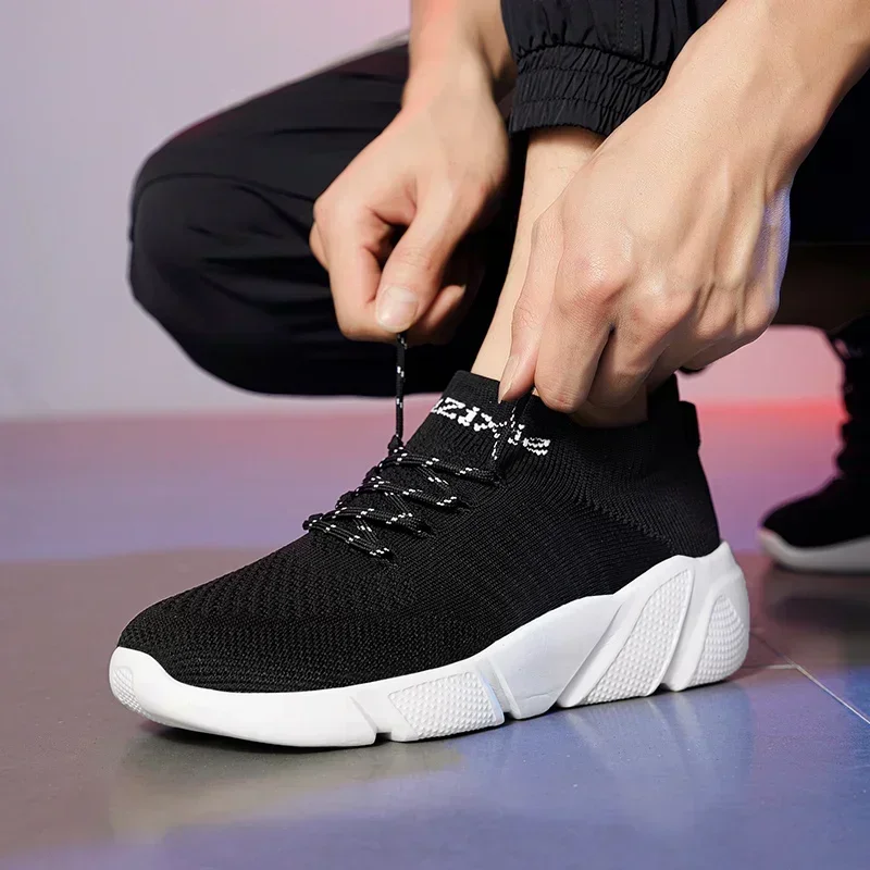 Casual Shoes Sport Shoes Casual Loafers Men's Sneakers Shoes for Women Tennis Trend Socks Walking Shoes Loafer Breathable Casual Running Summer Large Size 35-47