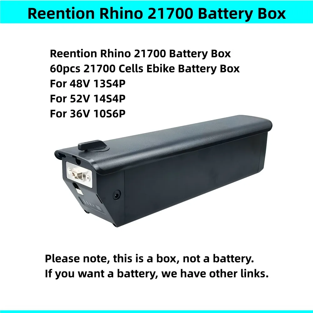 ReentionRhino21700EbikeBatteryBox36v48v52vRhinoBatteryCase