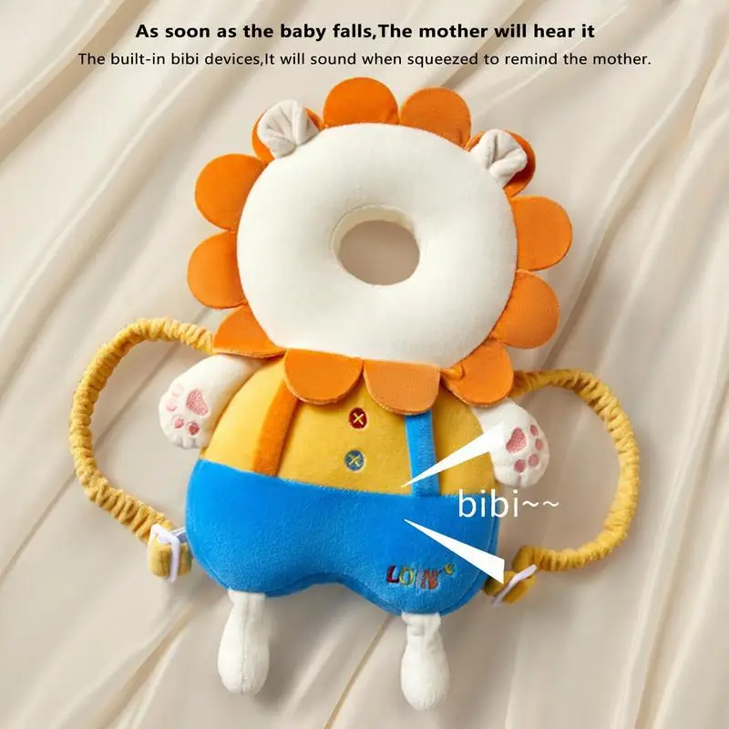 Baby Head Protector Safety Pad Cushion Cartoon Anti Fall Back Pillow Headrest Newborn Infant Toddler Baby Protection Backpack 2