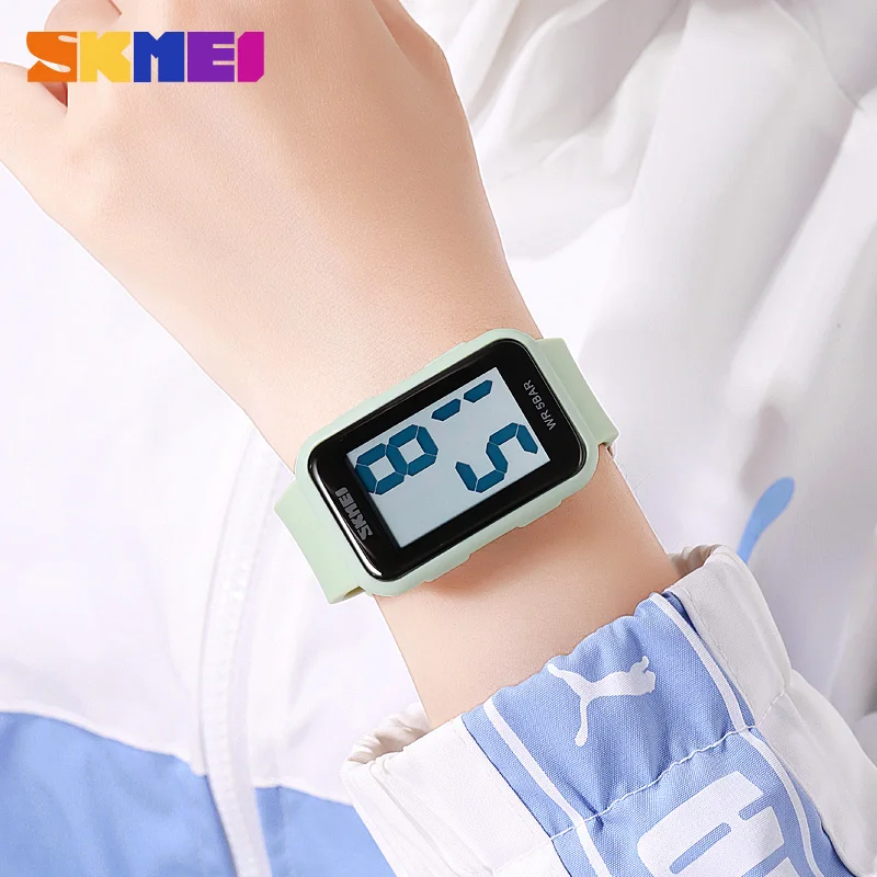 SKMEI New Casual Sport Watch LED Waterproof Electronic Wristwatches Fashion Minimalism Original Design Male Female Clock Reloj