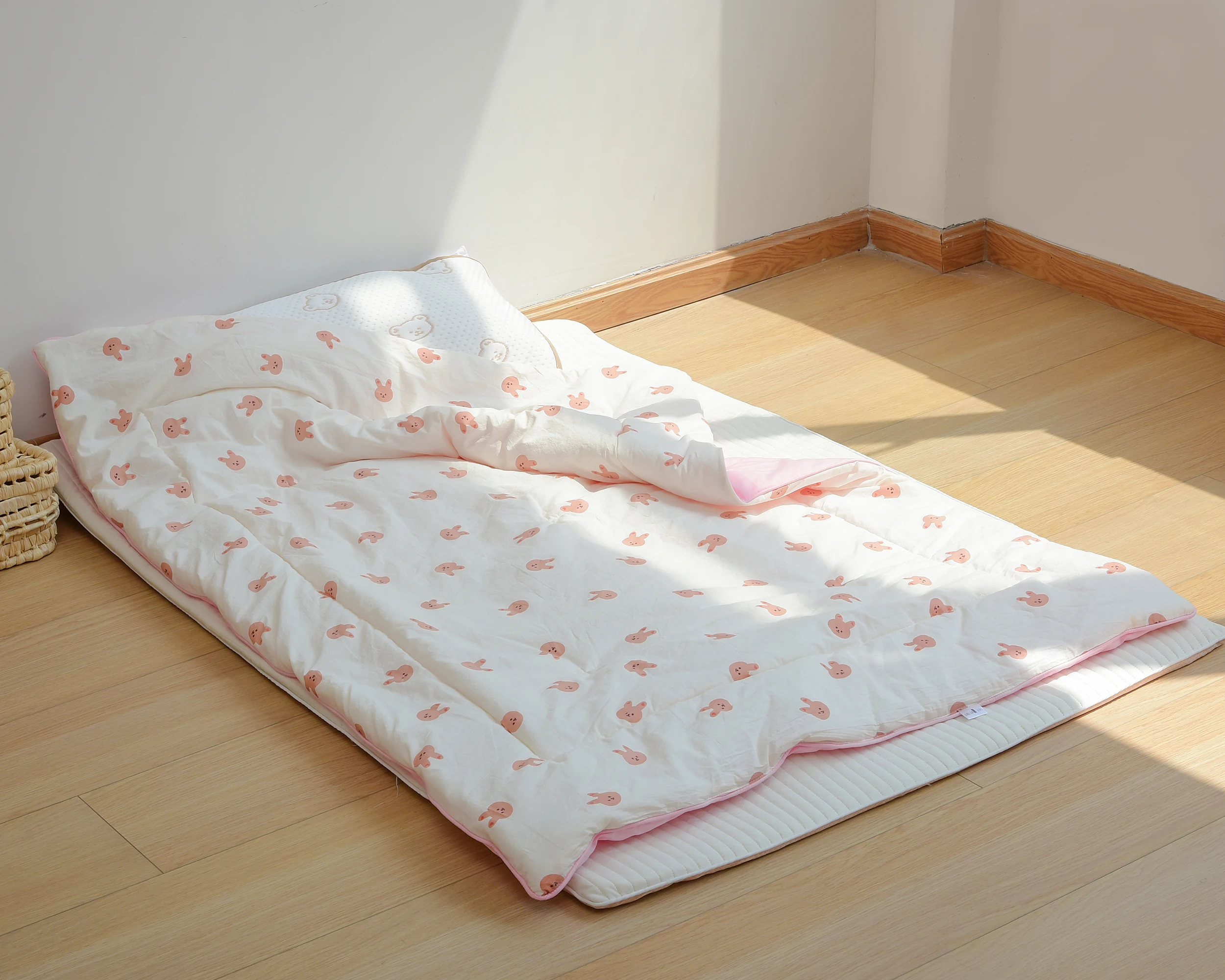 Printed spring and autumn by baby cover by kindergarten air conditioning baby quilt cool summer wash cotton breathable beddin