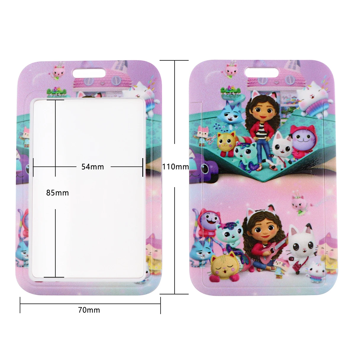 ER2023 Cartoon Lanyard Card Holder Doctors Nurses Hanging Neck Mobile Phone Lanyard Badge Subway Access Card Holder for Women