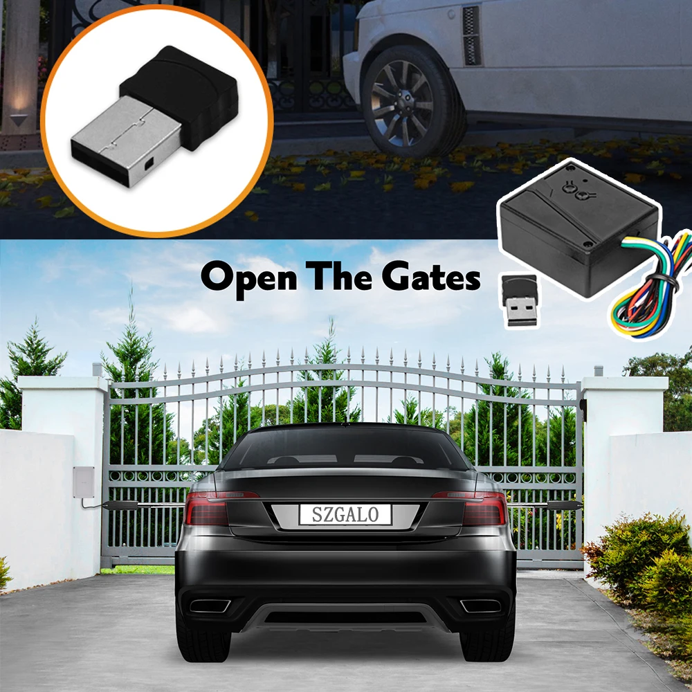 Heavy-Duty Solar Dual Automatic Gate Opener Kit for Swing Gates Up to 16 Feet (ft.) per Leaf Swing Gate Closer Linear Operator