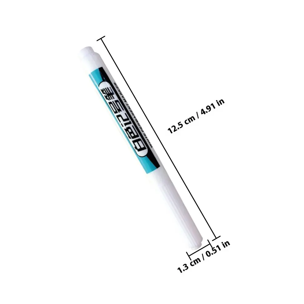 10Pcs 목공 건설을위한 다목적 영구 마커 펜 금속 부드러운 비 페이딩 잉크 깊은 구멍 마킹 페인트 펜