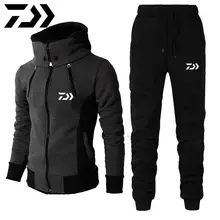 

Winter Fishing Suit Men Hoodie Winter Fishing Jacket Thick Keep Warm Windproof Fishing Pants Men Outdoor Sports Fishing Clothes