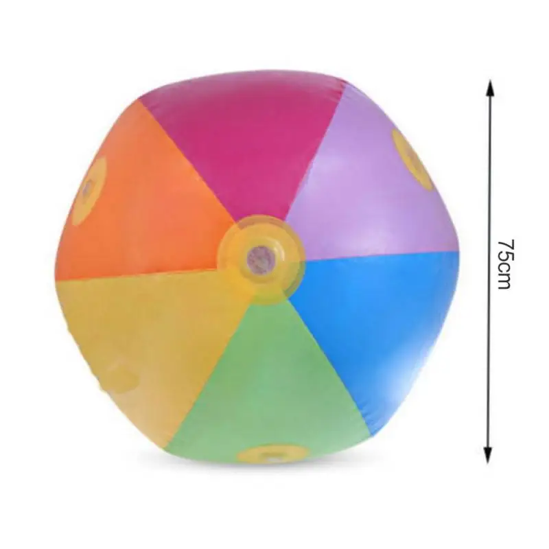 Children Outdoor Summer Funny Novelty  Outdoor 75CM  Inflatable Water Spray Ball Sprinkler Splash Kids Lawn Swim Garden Toys 6
