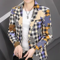 Spring and Autumn Clothing New Fashion Handsome All The Fashion Men's Business Small Suit Korean Version Slim All The Matching 2