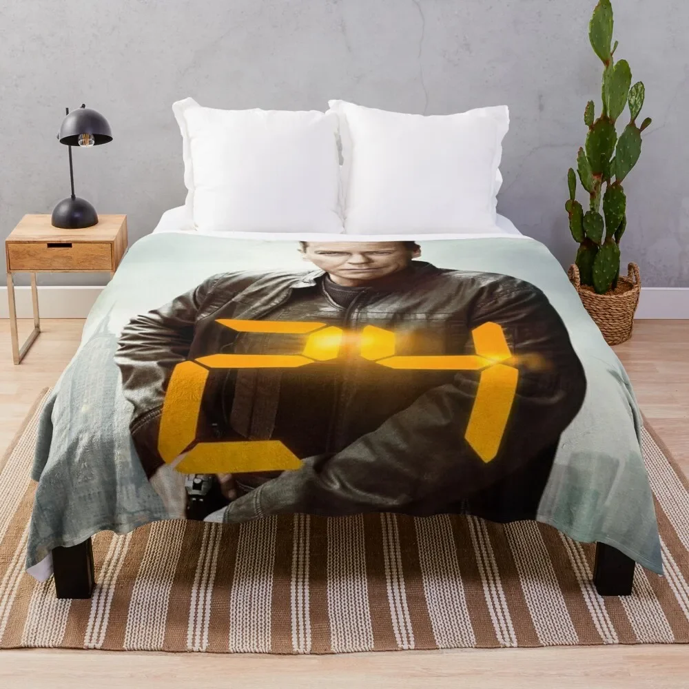 

Jack Bauer 24 Throw Blanket Cute Plaid Soft Plush Plaid for babies Sofa blankets ands Blankets