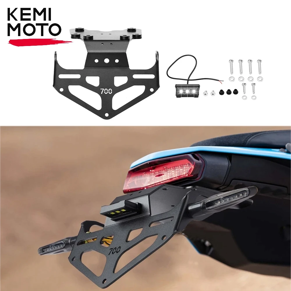 Motorcycle License Plate Holder License Plate Holder For Yamaha Tenere 700 Motorcycle Rear License Plate Holder Bracket