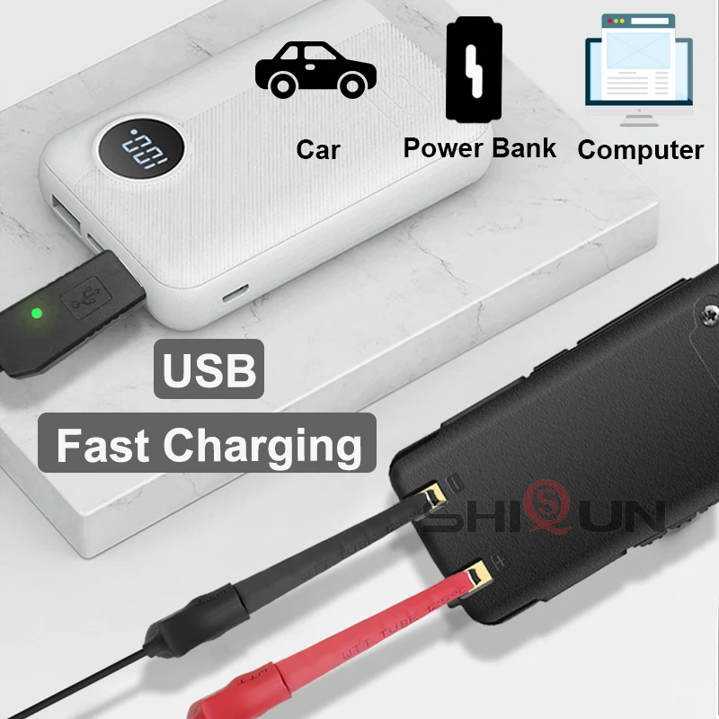 Câble De Chargeur USB Avec Voyant Lumineux Pour Haute Capacité BaoFeng UV-5R étendre La Batterie BF-UVB3 Plus Batetery Jambon Walperforé Talkie Ra
