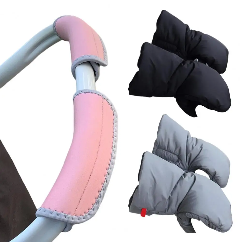 

1 Pair Fashionable Baby Carriage Pushchair Winter Gloves Gloves Universal Windproof