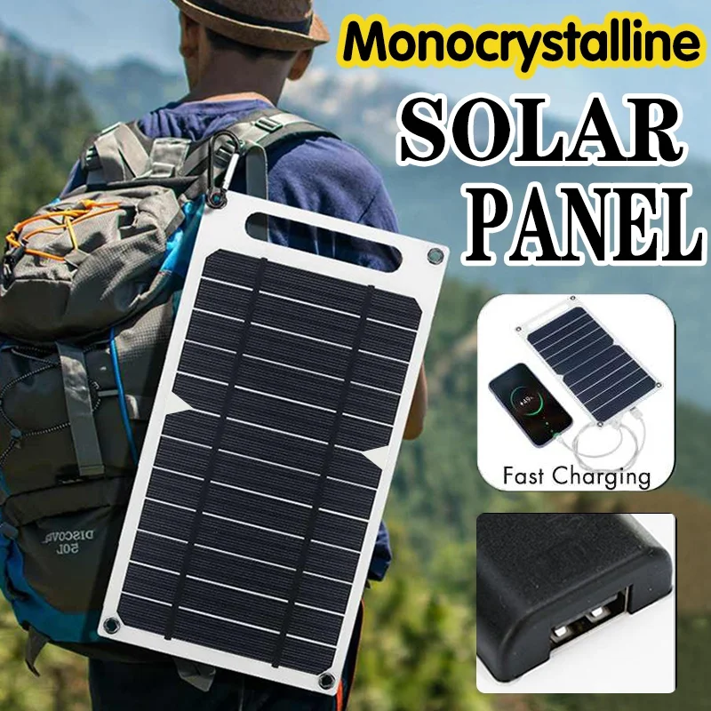 Panneau solaire Portable 15-40W, étanche, Port USB, 5V, chargeur