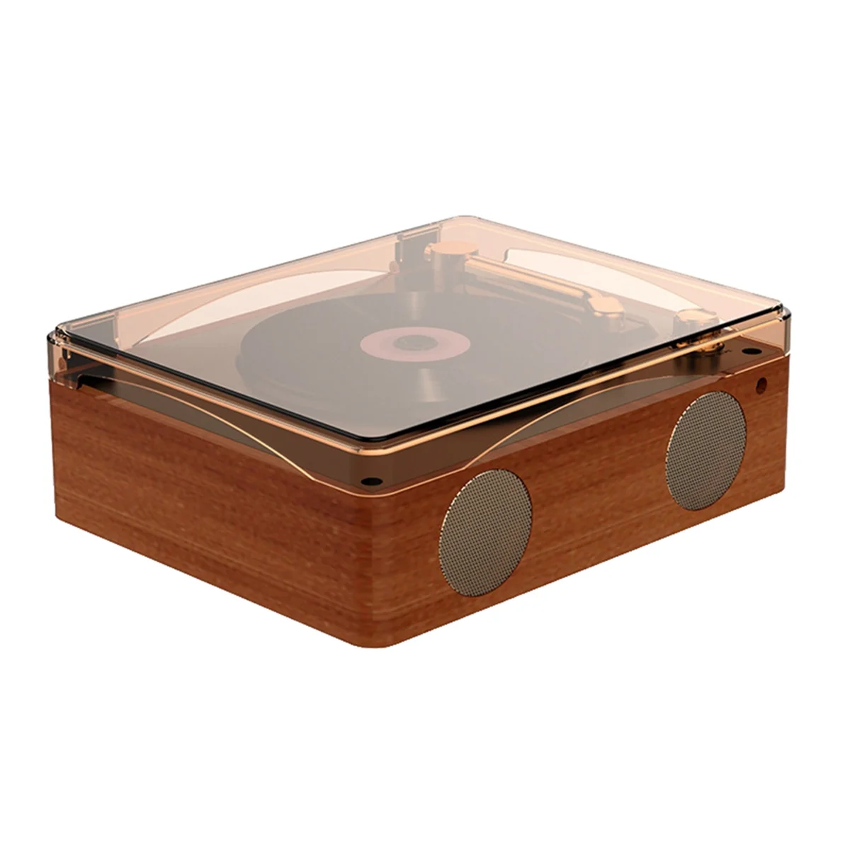 Retro CD Player Bluetooth 5.0 Rechargeable Built-in Speaker Portable Music Player USB HiFi with Infrared Remote