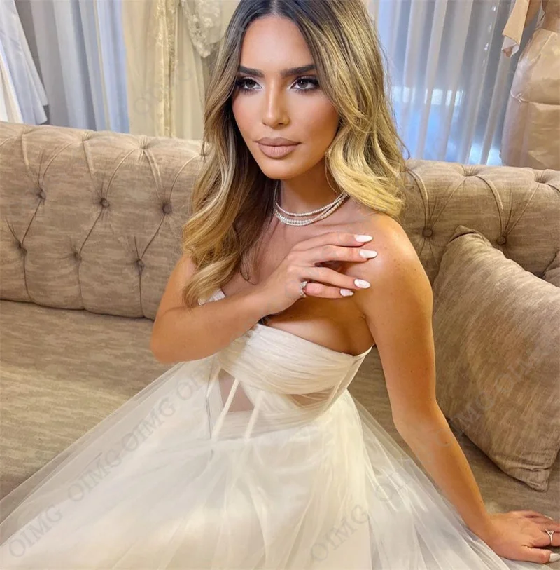 Рисунок 5 - Простое Тюлевое ТРАПЕЦИЕВИДНОЕ свадебное платье OIMG