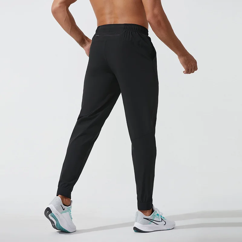 New Casual Feet Pants Woven Nylon Quick-dry Sweatpants Outdoor Riding Running Basketball Exercise Legging Slim-fit Trousers
